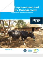 Breed Improvement and Fertility Management for Dairy Extension Workers