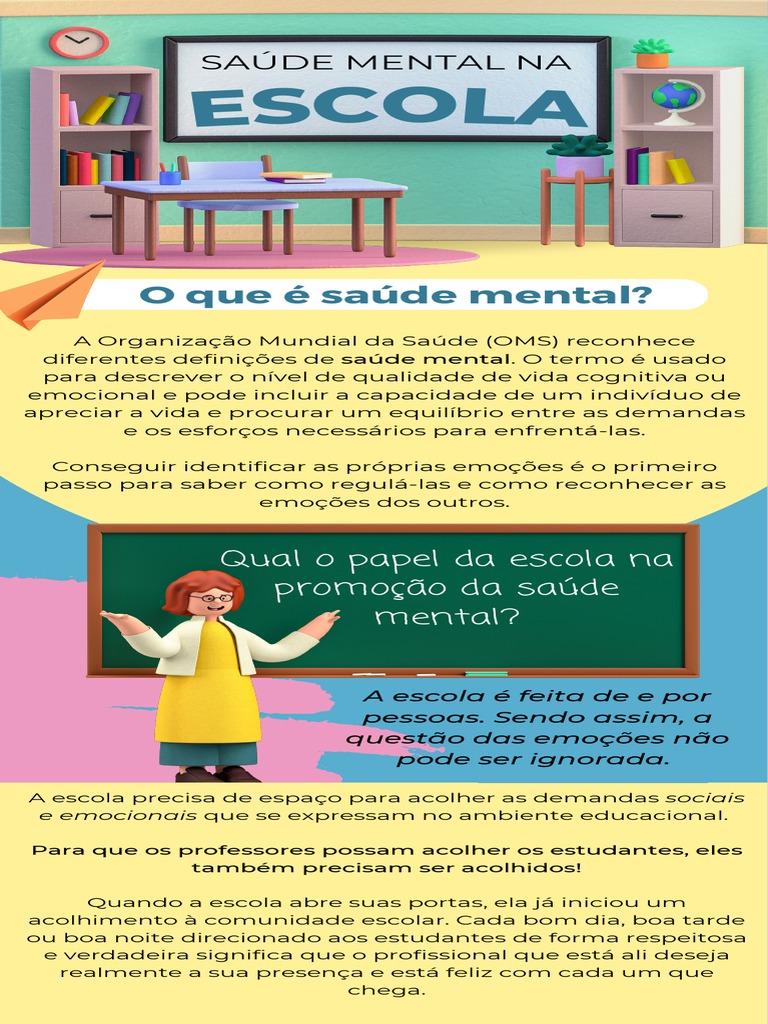 Saúde Mental Escola - Nefies - 2023 | PDF | Emoções | Saúde mental