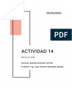 Actividad 14 Matemáticas