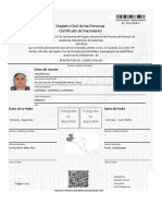 Registro Civil de Las Personas Certificado de Nacimiento: - Brenda Patricia, Castro Axpuac