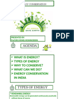 Energy Conservation: Presented By: Prof - Dr.Mohd - Mohinoddin