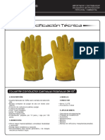 Guantes Conductor Carnaza Mostaza