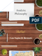 Analytical Philosophy Report 16