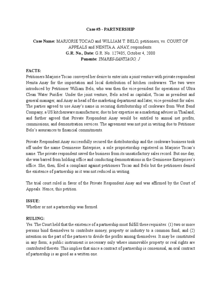 Case 3 download free pdf partnership private law