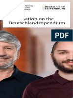 Deutschlandstipenium Information For Students Barrierefrei-2018 Englisch