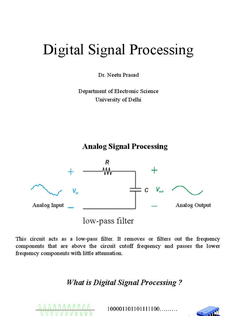 DSP 1 PDF Analog To Digital Converter Electronic Filter