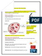 Topic 1 - Cells