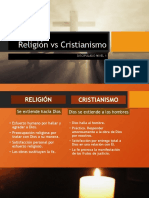 Religión Vs Cristianismo (Sectas)