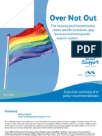 Over Not Out: The Housing and Homelessness Issues Specifc To Lesbian, Gay, Bisexual and Transgender Asylum Seekers