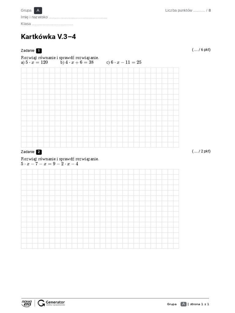 Kartkowka v3 4 klasa 6 pdf