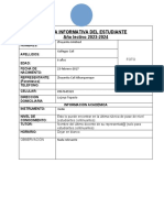 Ficha Informativa Del Estudiante 2023-2024