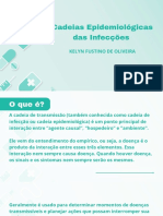 Cadeias epidemiológicas: agente, reservatório, porta e hospedeiro