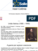 Brasil Colônia - União Ibérica