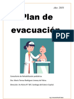 PLAN DE EMERGENCIA Y EVACUACIÓN SERVICIO CONSULTORIO Dra de Paliza