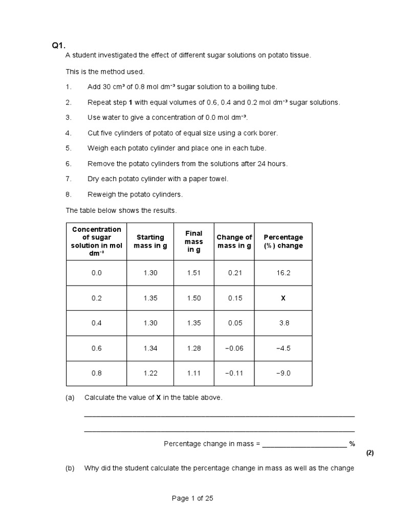 RP - Osmosis | PDF | Osmosis | Chemistry