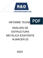 Informe Analisis de Estrcutura Metalica Existente Almacen 23