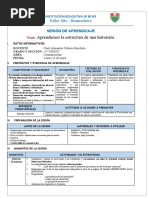 Sesion Comunicacion Lunes Estructura de La Historieta