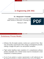 Software Engineering (DS 203) : Dr. Manjunath K Vanahalli