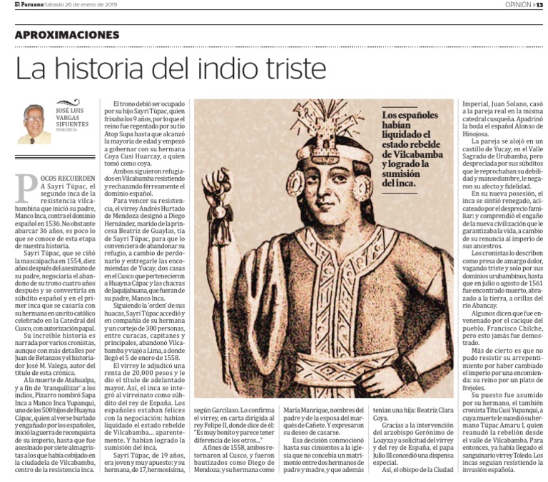 La Historia Del Indio Triste | PDF