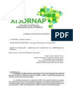 Veloso, R. Mediação de Conlfitos Na Administração Pública