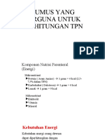 Rumus Yang Berguna Untuk Perhitungan TPN