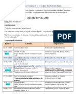 Actividades Aniversario de La Escuela y Día Del Estudiante