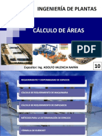 INGENIERÍA DE PLANTAS CÁLCULO DE ÁREAS - PDF