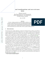 Complex Conformal Transformations and Zero-Rest-Mass Fields