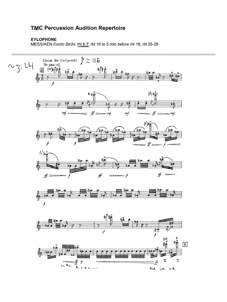 Exotic Birds Xylophone PDF