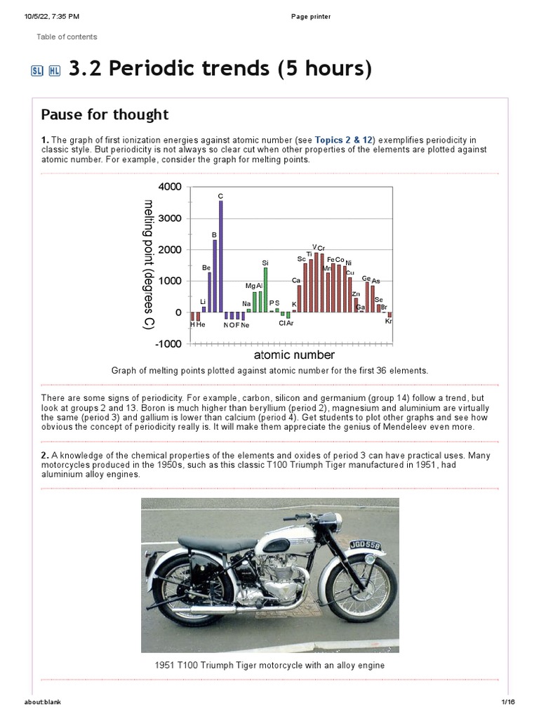 Periodic Trends Think Ib Slidfes | PDF | Ion | Periodic Table