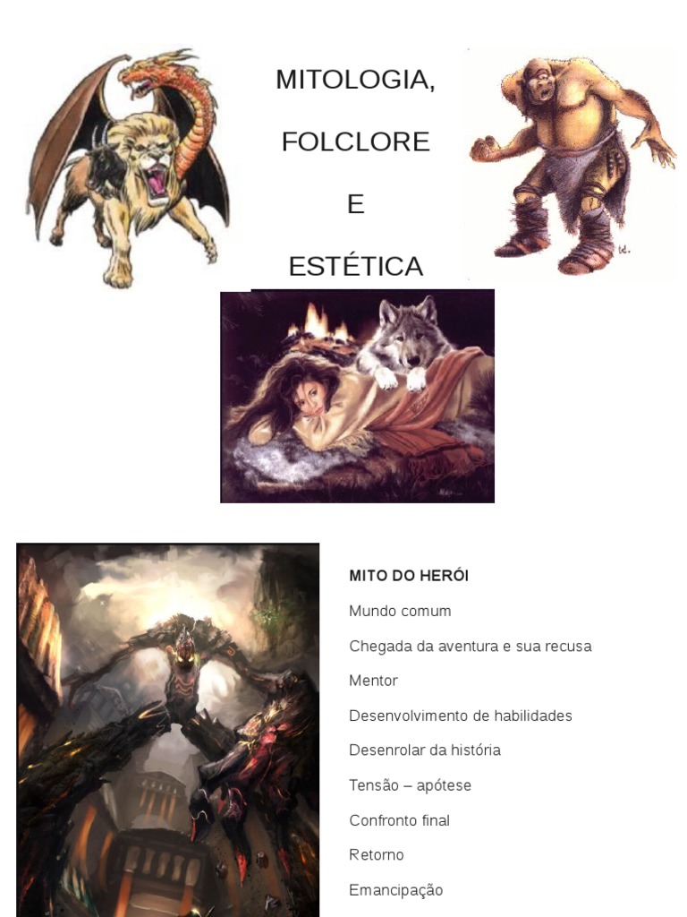 Análise comparativa de mitos, folclore e monstros na mitologia greco ...