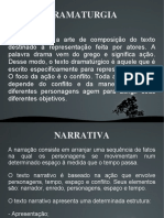 Narrativa Dramaturgia