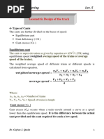 Geometric Design of Railway Tracks | PDF | Rail Transport ...