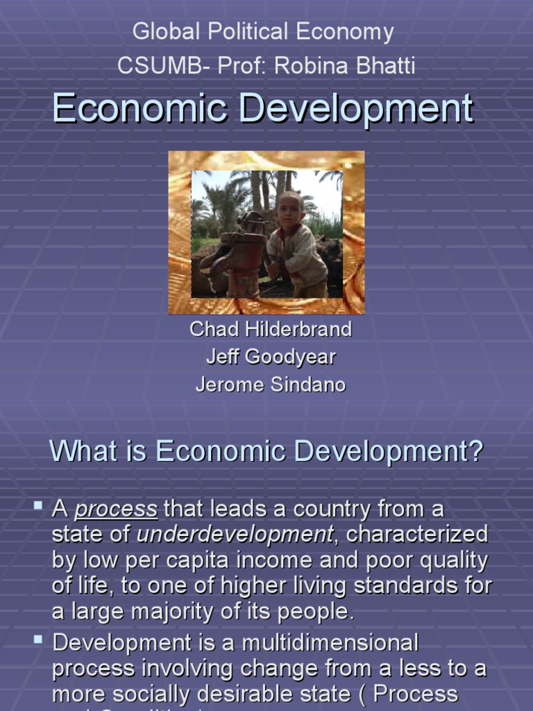 Economic Development PPT Nouveau | PDF | Social Science