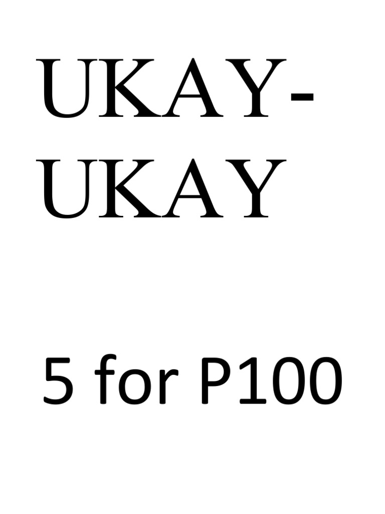 UKAYUKAY PDF