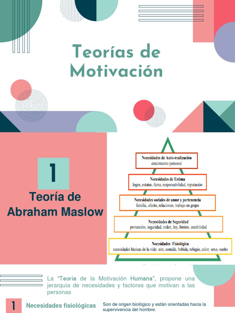 Principales Teórías de La Motivación | PDF | Motivación | Motivacional