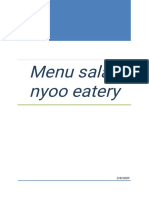 Menu Salad Nyoo Eatery