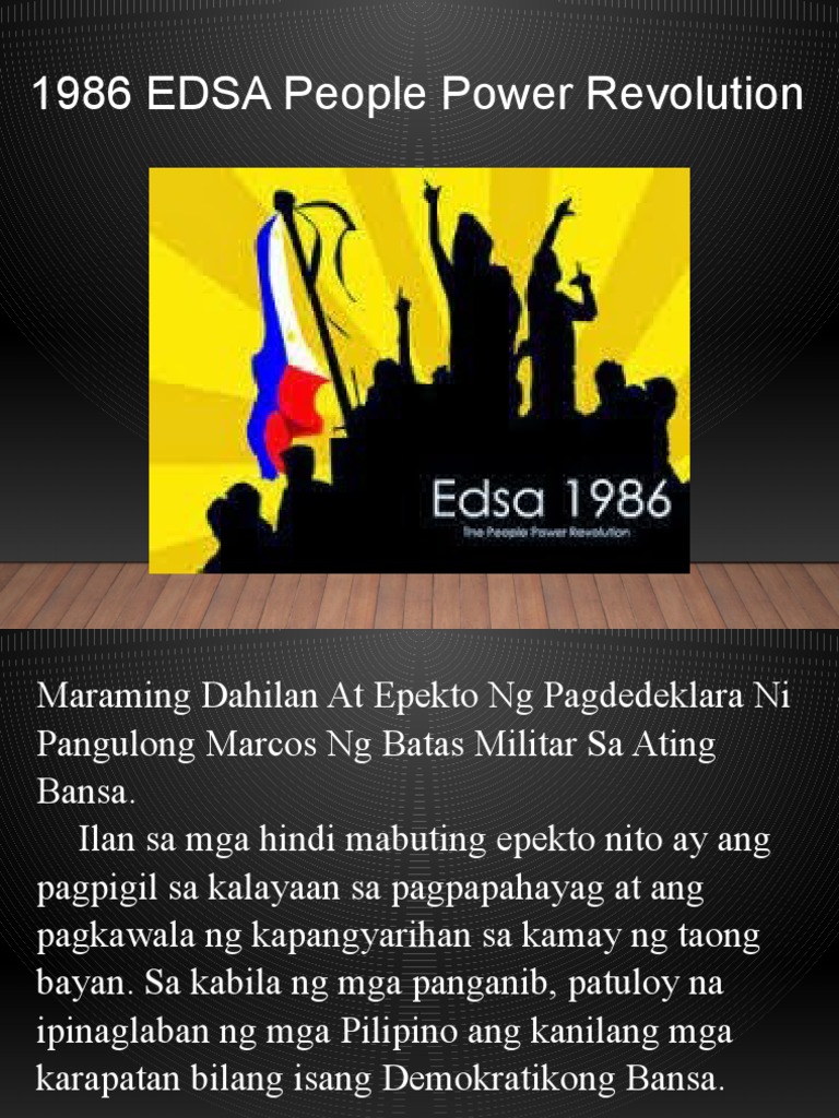 Edsa People Power Revolution Edited 1 | PDF