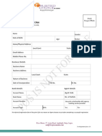 Agent Registration Form - 2.1