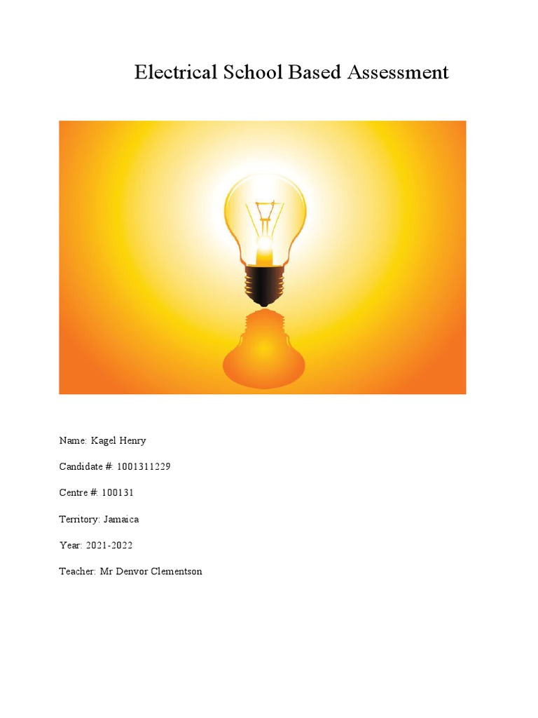 Electrical SBA Sample PDF Rectifier Electric Motor