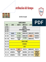 Horario 5 de 5