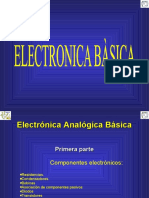 Introducción a la electrónica analógica: componentes básicos
