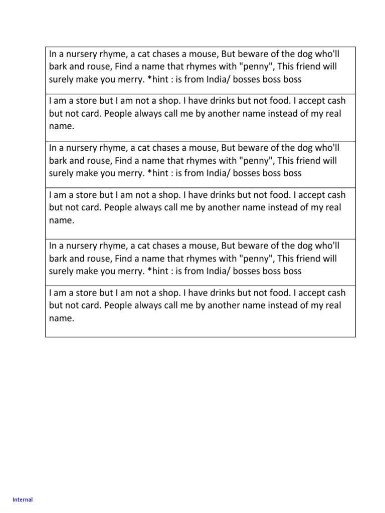 Clue Treasure Hunt Day 2 PDF