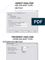 Transient Analyses - Integration Method