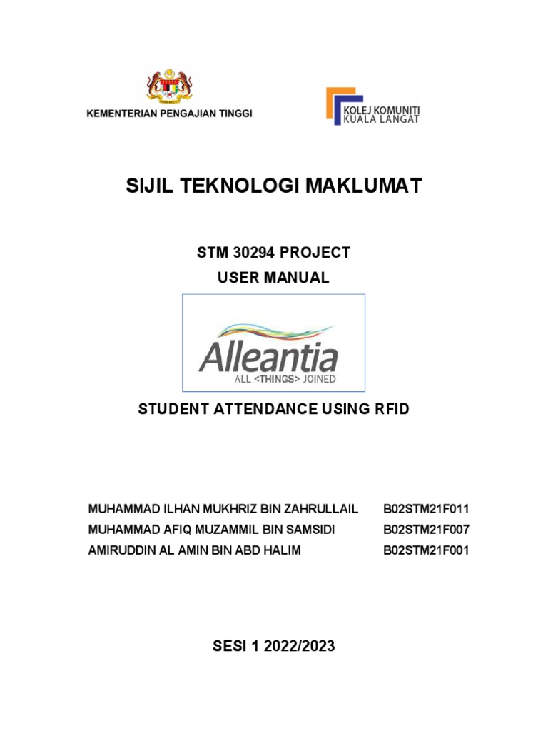 Contoh User Manual IOT | PDF