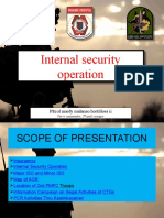 Internal Security Operation March 9, 2023.INCHS