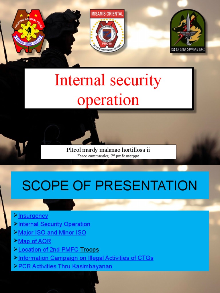 Security Ops in Misamis Oriental | PDF | National Security | Military