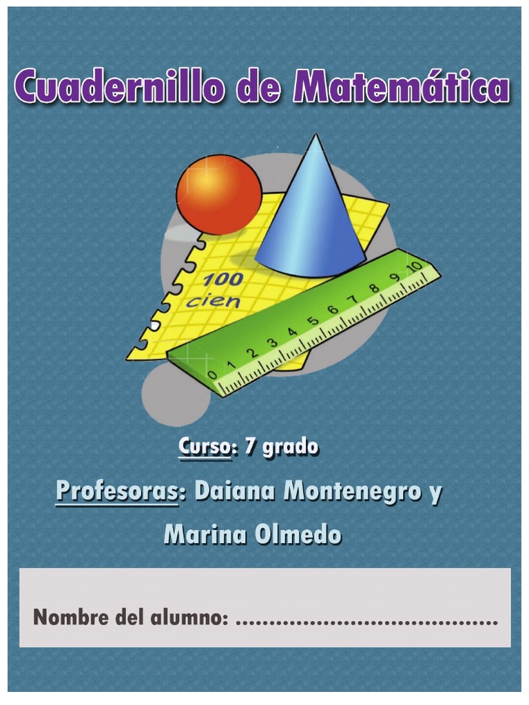 Cuadernillo 7mo 2017 Pdf