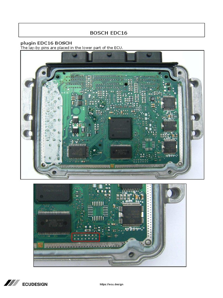 Bosch EDC16 ECU Connection Guide | PDF | Computers
