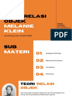 Melanie K-Teori Relasi Objek